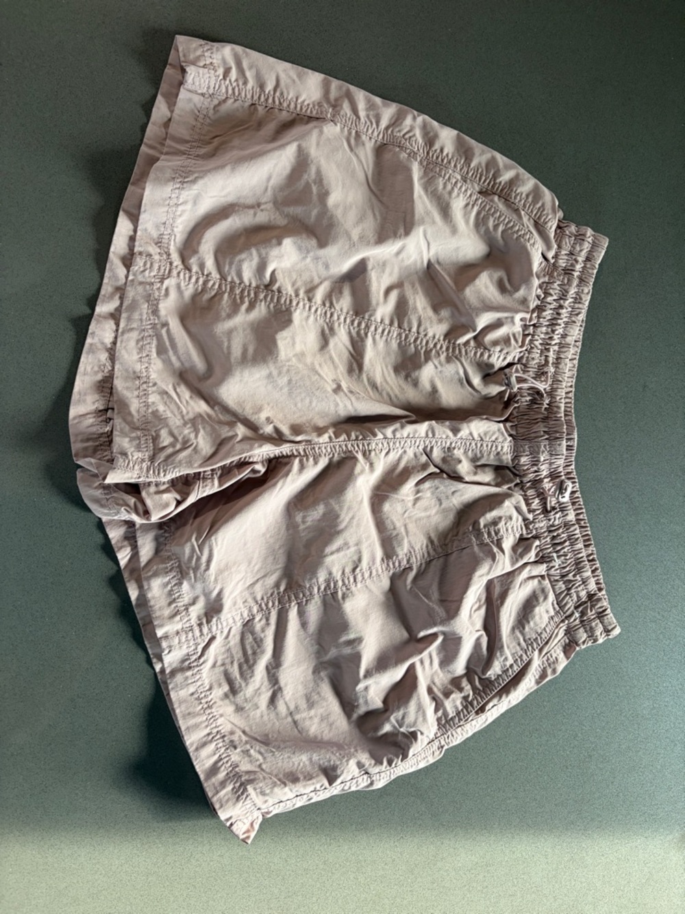Light Pink Elastic Waist Uniqlo Shorts